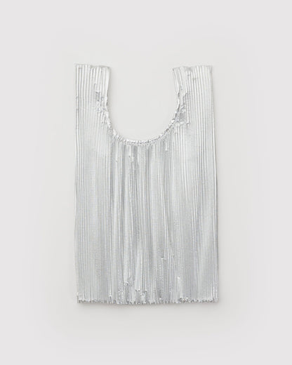 Baggu Essential - Pleated Baggu Chrome Metallic