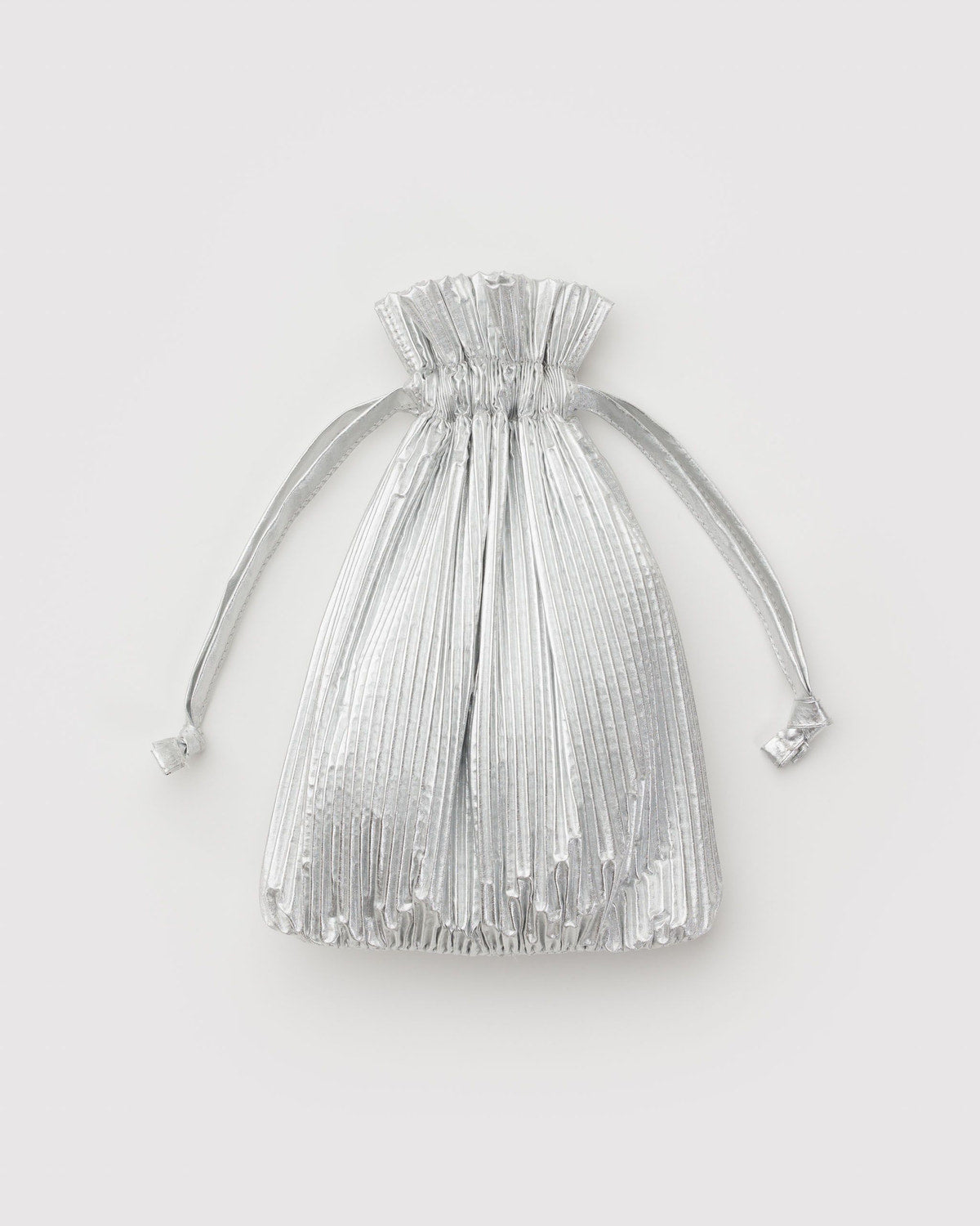 Baggu Essential - Pleated Baggu Chrome Metallic