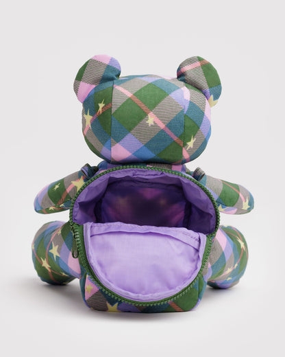 Baggu Classic - Bear Baggu Green Star Plaid
