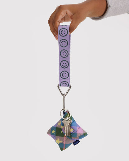 Baggu Quality - Logo Keychain Lilac Happy