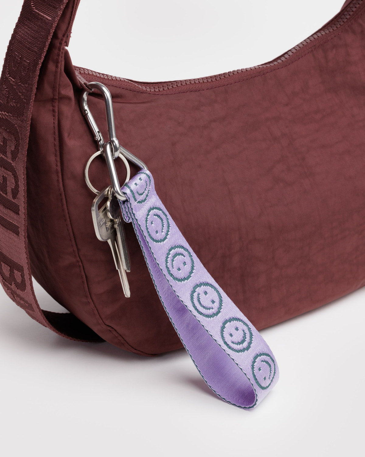 Baggu Quality - Logo Keychain Lilac Happy