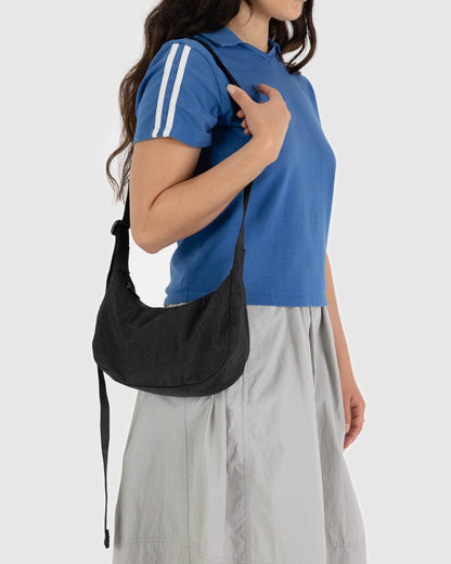 Baggu Smart Buy - Small Nylon Crescent Bag Black