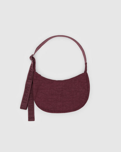 Baggu Customer Favorite - Small Nylon Crescent Bag Mahogany