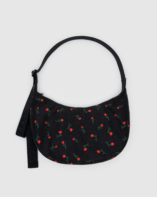Baggu Recommended - Medium Nylon Crescent Bag Painted Wildflower