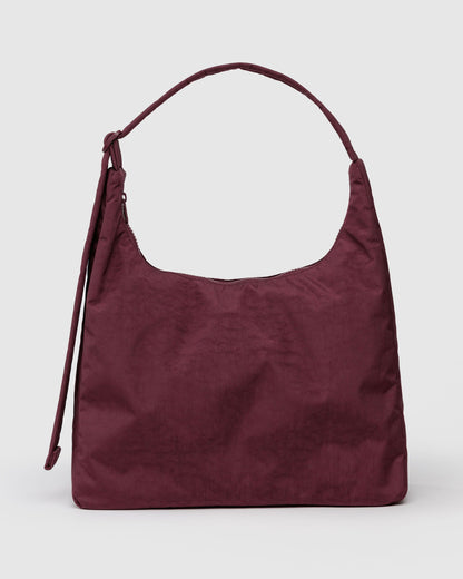 Baggu Recommended - Nylon Shoulder Bag Mahogany