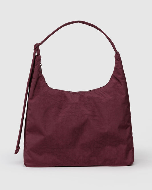 Baggu Recommended - Nylon Shoulder Bag Mahogany