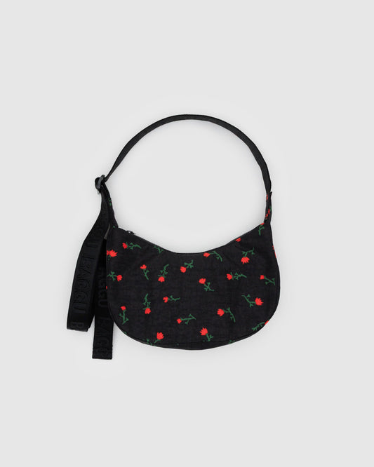 Baggu Hot Sale - Small Nylon Crescent Bag Painted Wildflower