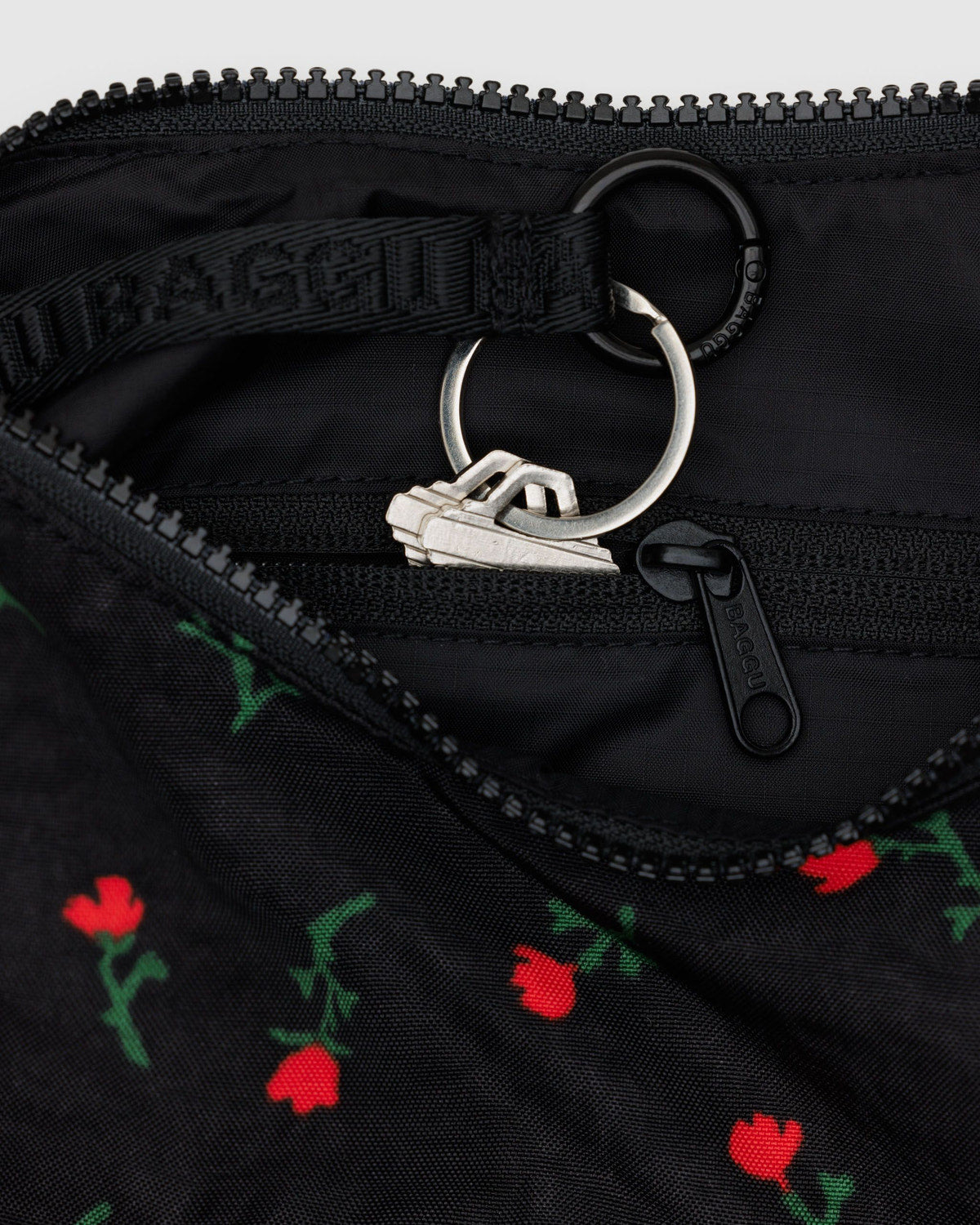 Baggu Hot Sale - Small Nylon Crescent Bag Painted Wildflower