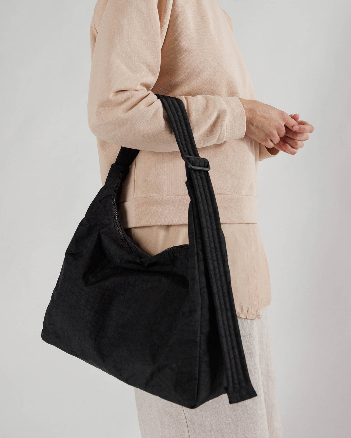 Baggu Trusted - Nylon Shoulder Bag Black