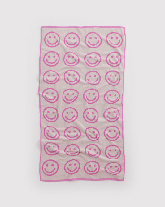 Baggu Signature - Bath Towel Happy Pink