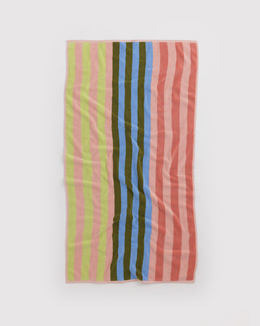 Baggu Deals - Bath Towel Sherbet Stripe