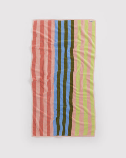 Baggu Deals - Bath Towel Sherbet Stripe