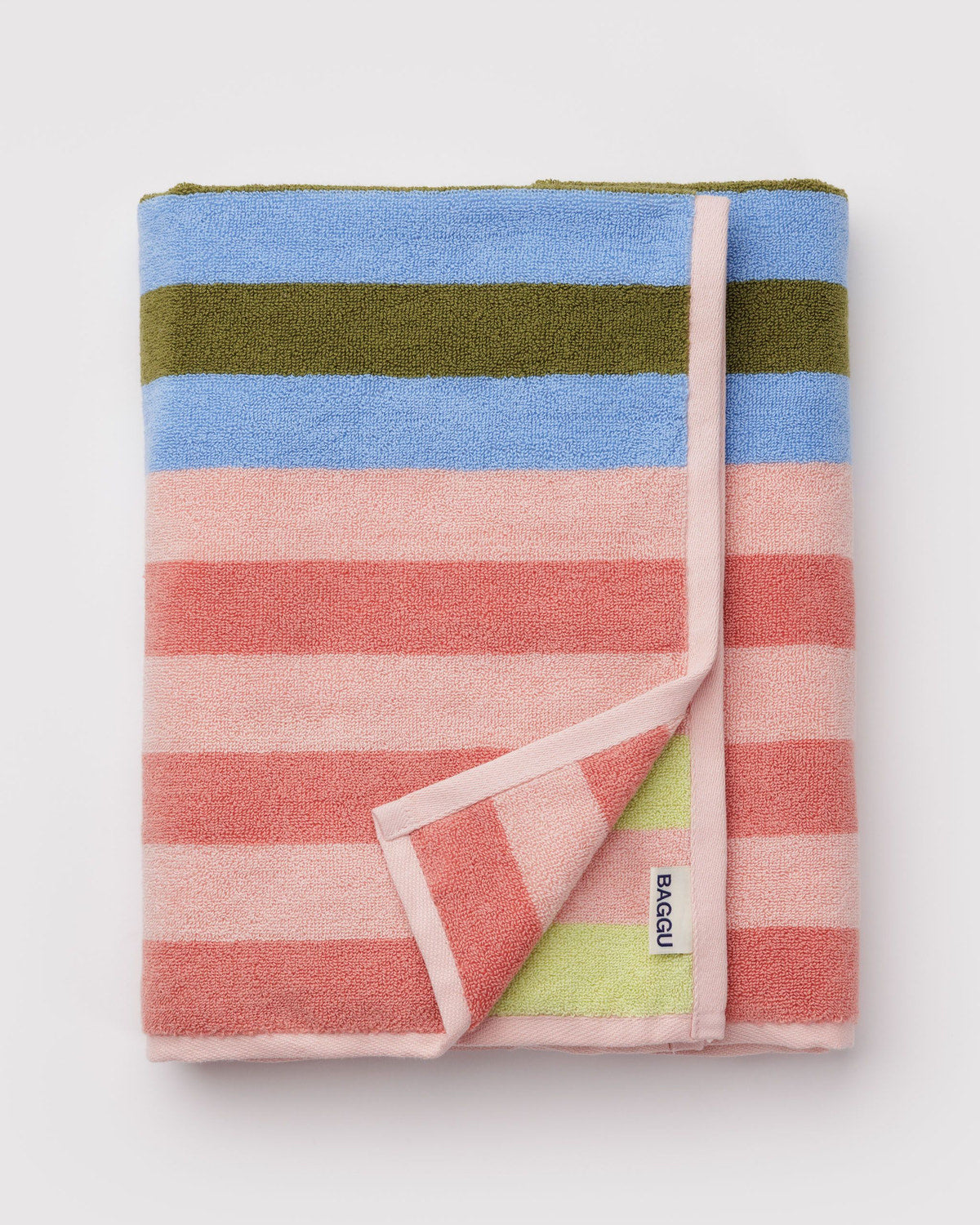 Baggu Deals - Bath Towel Sherbet Stripe
