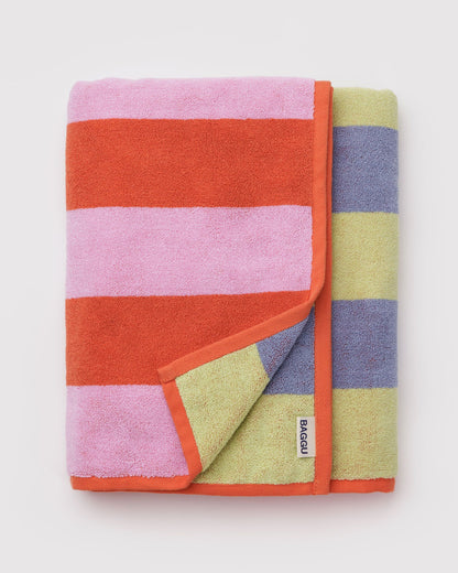 Baggu Everyday - Bath Towel Pool Stripe