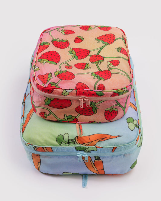 Baggu Deals - Large Packing Cube Set Carrots & Berries
