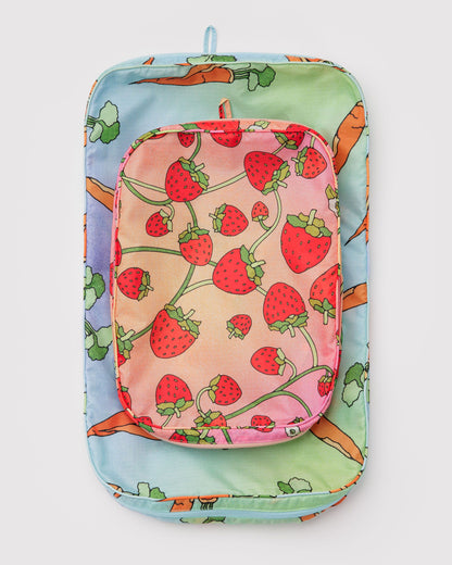 Baggu Deals - Large Packing Cube Set Carrots & Berries