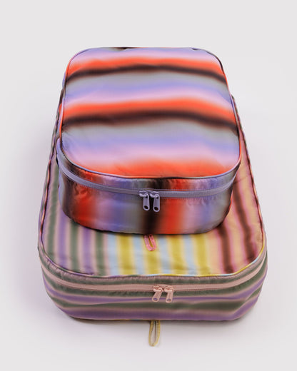 Baggu Signature - Large Packing Cube Set Gradient Stripes