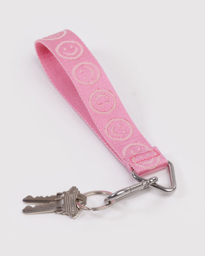 Baggu Special Offer - Logo Keychain Pink Happy