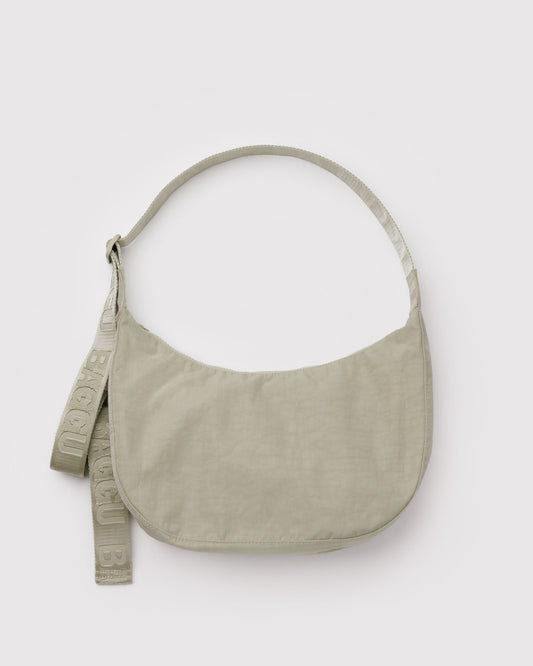 Baggu Top Pick - Medium Nylon Crescent Bag Celadon