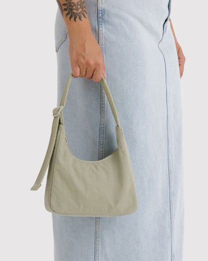 Baggu Trending - Mini Nylon Shoulder Bag  Celadon