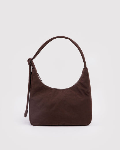 Baggu Popular - Mini Nylon Shoulder Bag  Coffee