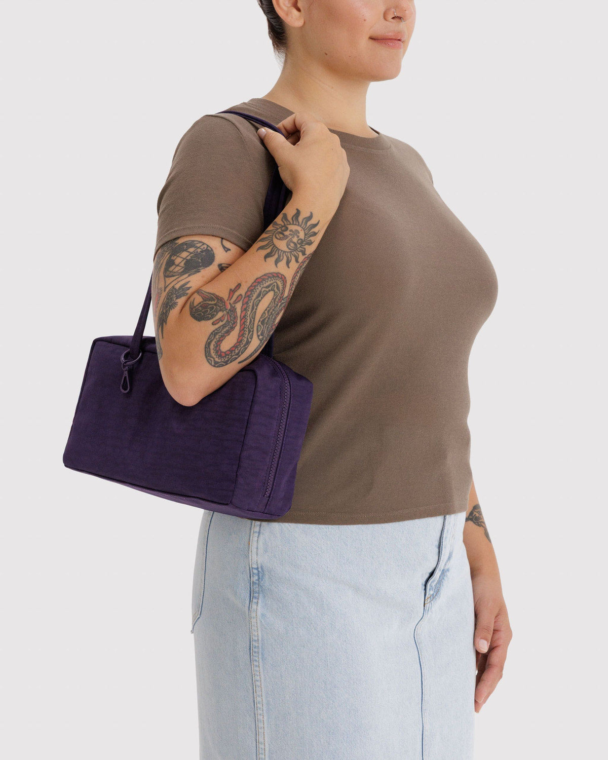 Baggu Popular - Nylon Bowler Bag Fig