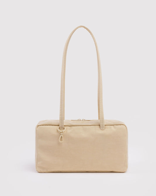 Baggu Exclusive - Nylon Bowler Bag Custard