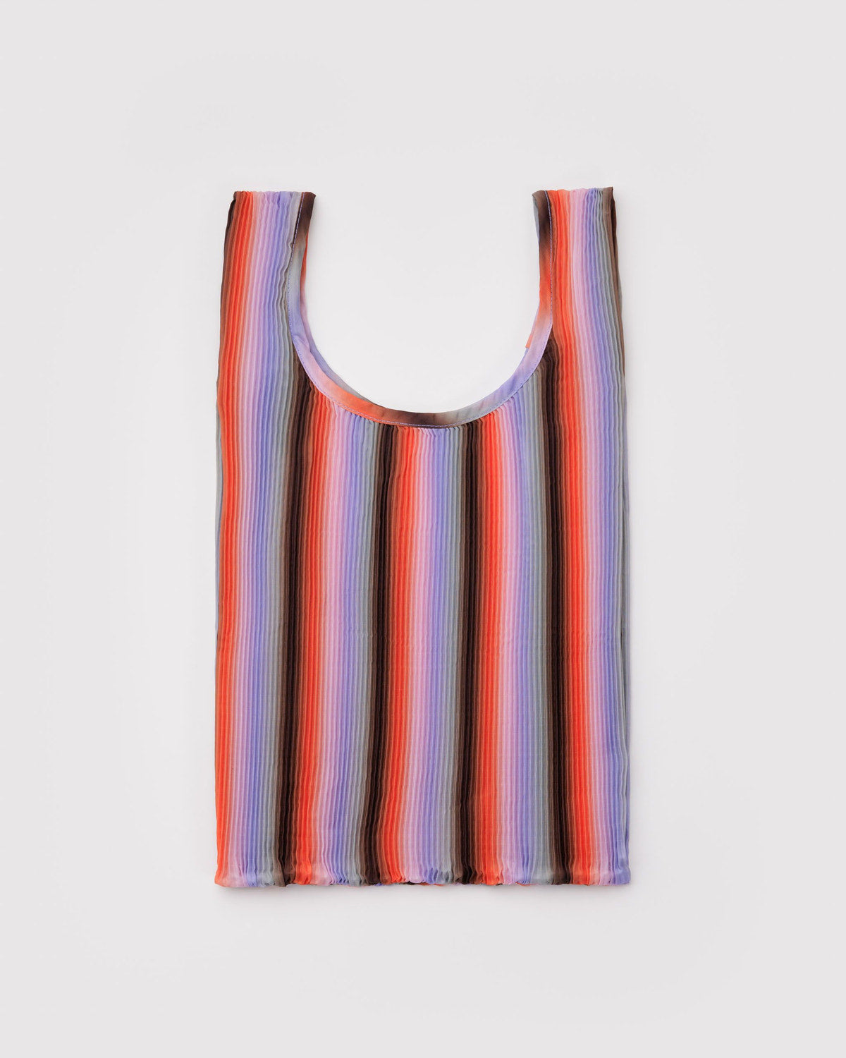 Baggu Quality - Pleated Baggu Gradient Stripe Poppy & Lilac
