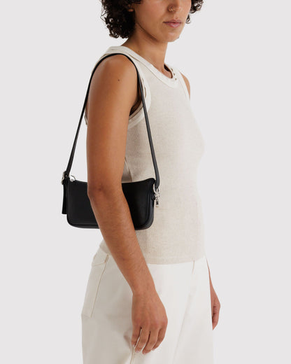 Baggu Signature - Recycled Leather Pochette Black