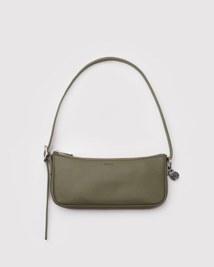 Baggu Great Value - Recycled Leather Pochette Loden