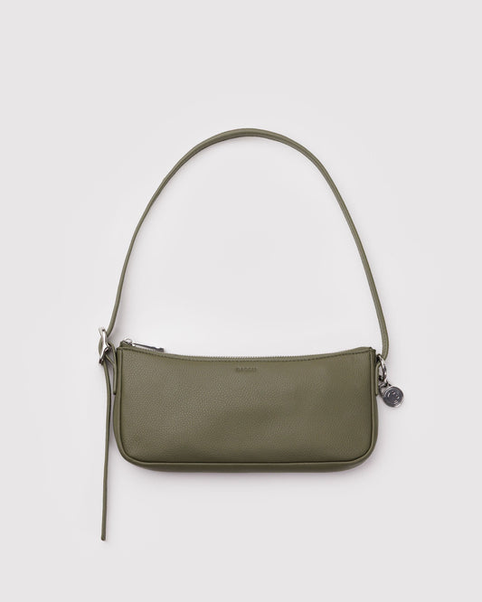 Baggu Great Value - Recycled Leather Pochette Loden