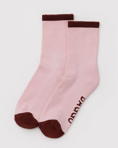 Baggu Top Pick - Ribbed Sock Blush Mix
