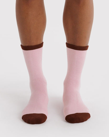 Baggu Top Pick - Ribbed Sock Blush Mix