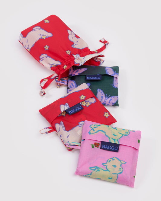 Baggu Customer Favorite - Standard Baggu Set of 3 Spring Animals