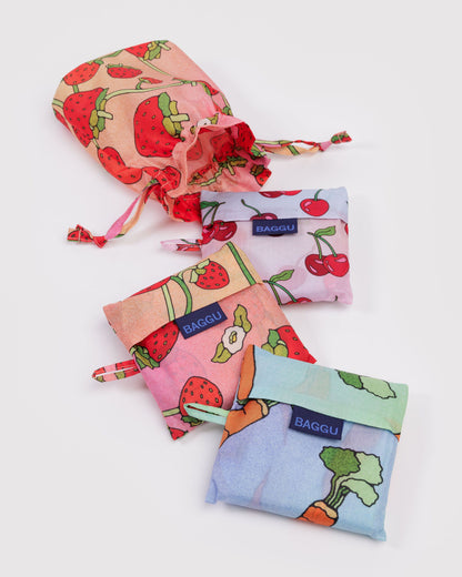 Baggu Trending - Standard Baggu Set of 3 Carrots & Berries