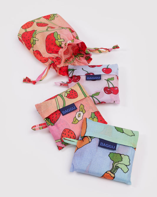 Baggu Trending - Standard Baggu Set of 3 Carrots & Berries