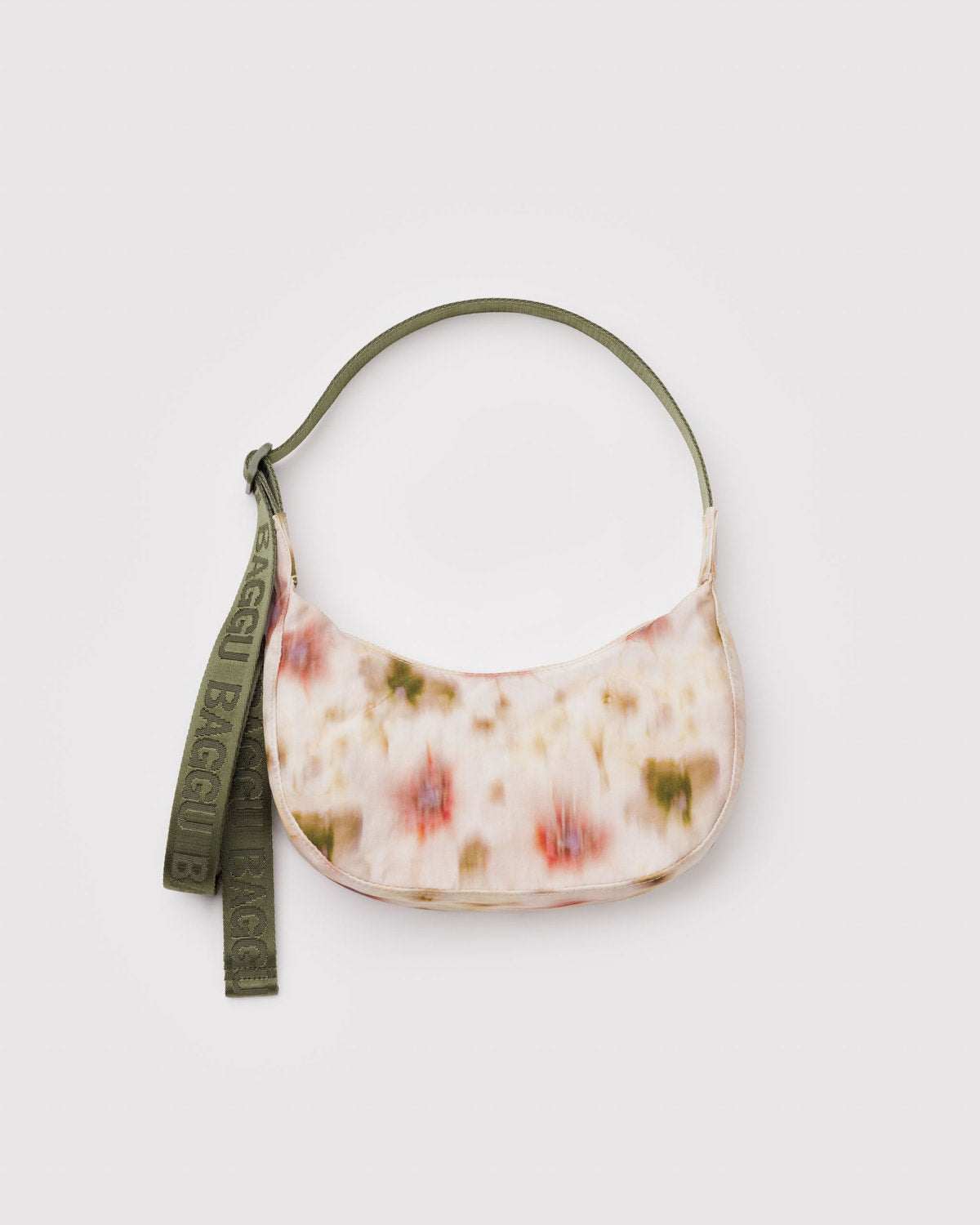 Baggu Classic - Small Nylon Crescent Bag Abstract Floral