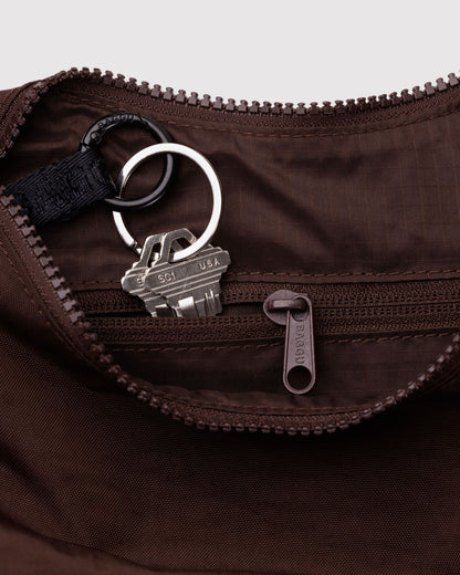 Baggu Discount - Small Nylon Crescent Bag Coffee