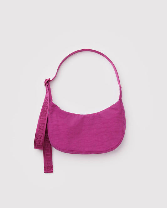 Baggu Value - Small Nylon Crescent Bag Deep Fuchsia