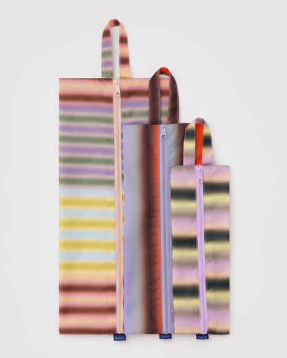 Baggu Trending - 3D Zip Set Gradient Stripes