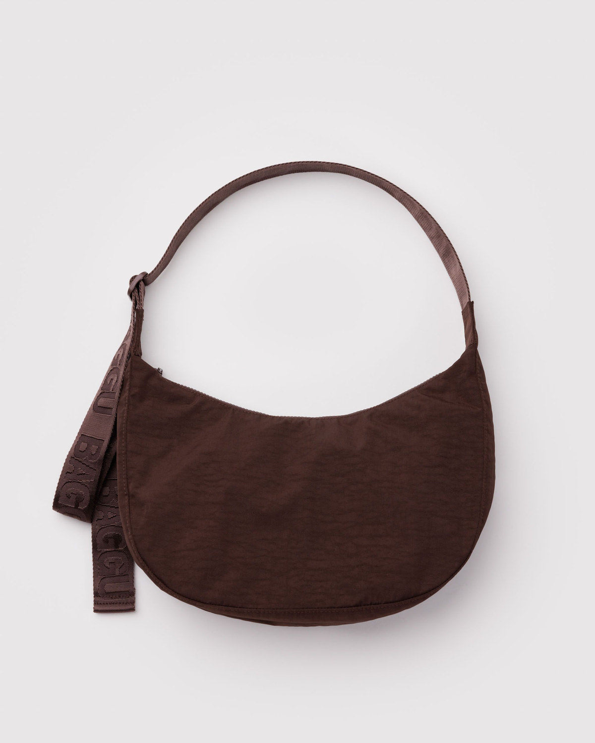 Baggu Popular - Medium Nylon Crescent Bag Coffee