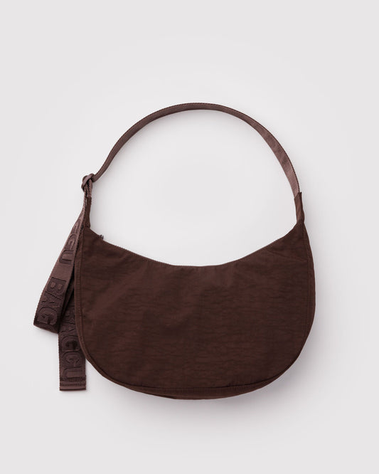 Baggu Popular - Medium Nylon Crescent Bag Coffee