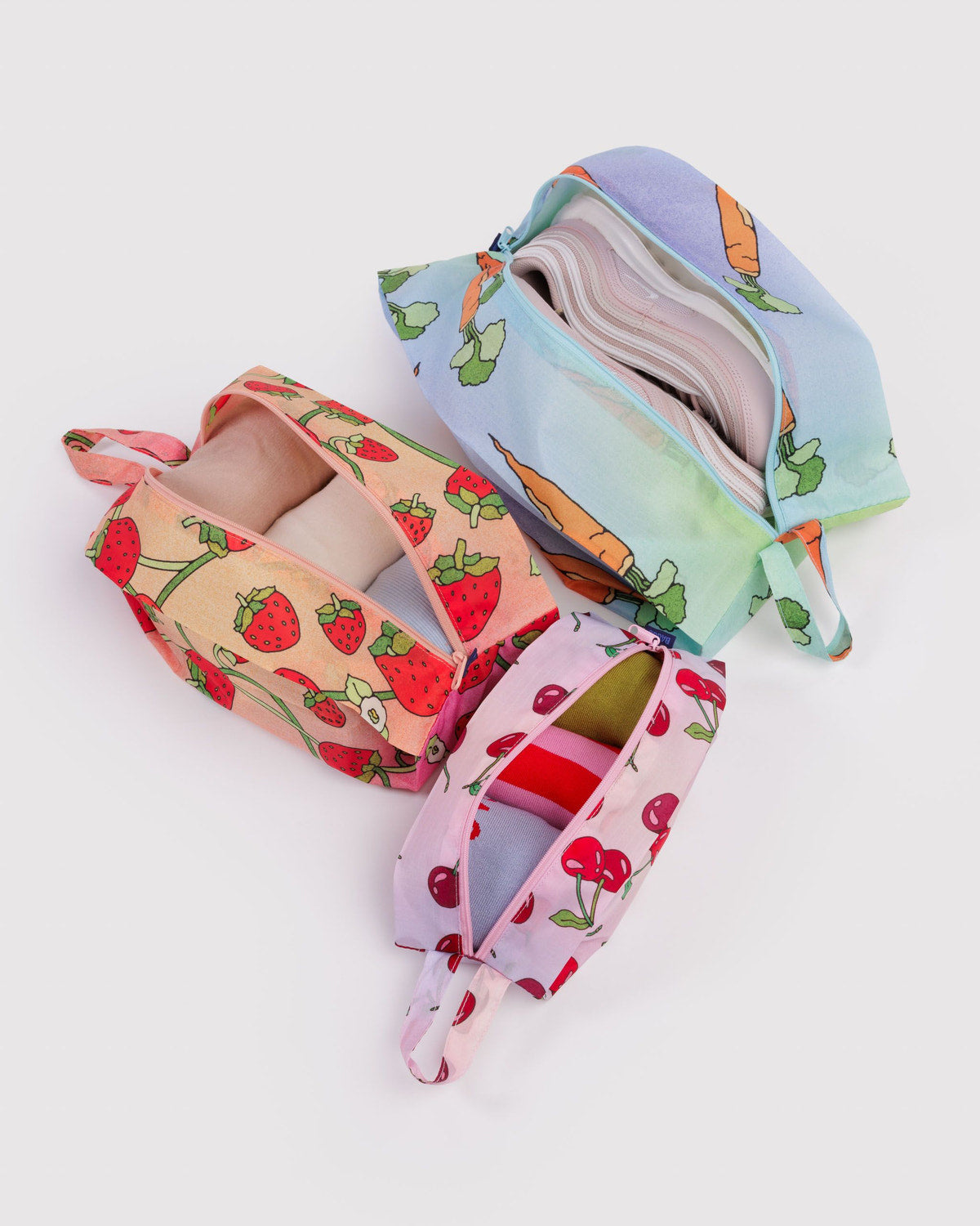 Baggu Latest - 3D Zip Set Carrots & Berries