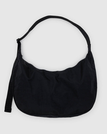 Baggu Signature - Large Nylon Crescent Bag Black