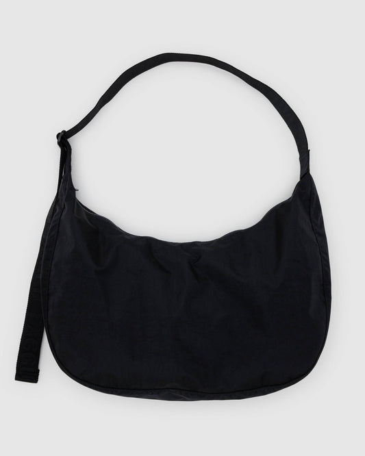 Baggu Signature - Large Nylon Crescent Bag Black