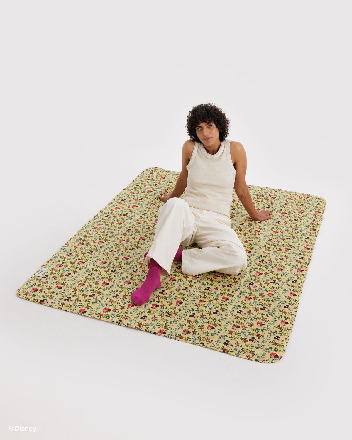 Baggu Great Value - Puffy Picnic Blanket Storybook Floral