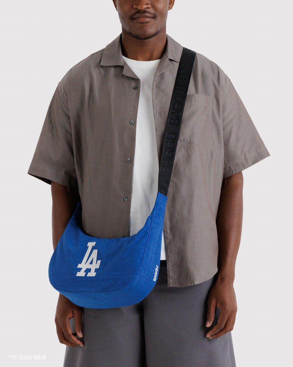 Baggu Premium - Medium Nylon Crescent Bag Los Angeles Dodgers™