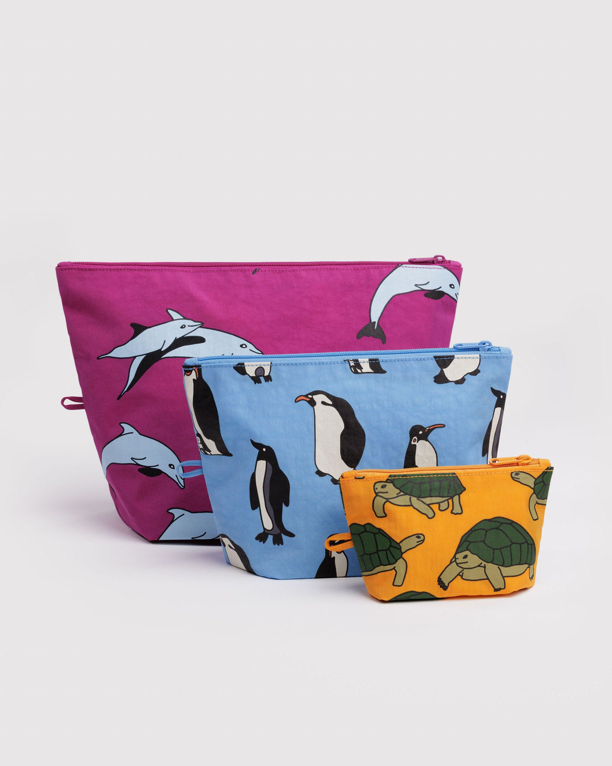 Baggu Smart Buy - Go Pouch Set Vacation Animals