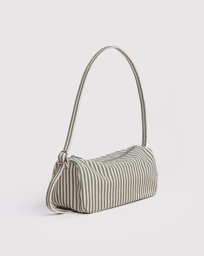 Baggu Best Price - Nylon Loaf Bag Sage Stripe