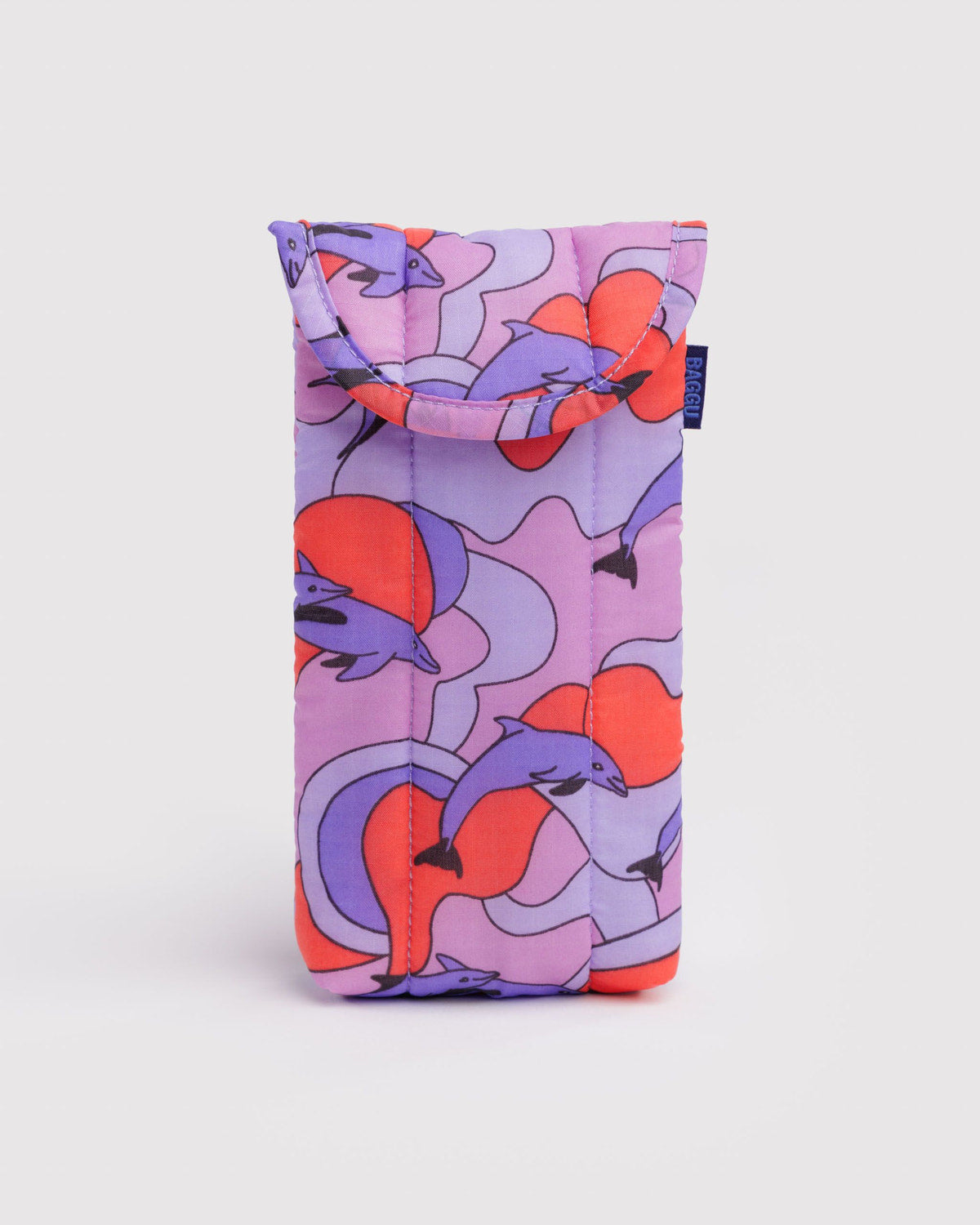 Baggu Classic - Puffy Glasses Sleeve Dolphins